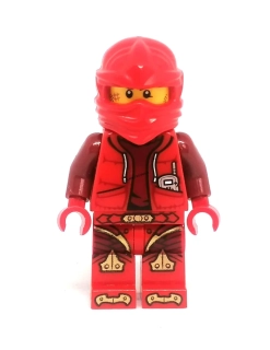 LH4880 LEGO HRANÁ MINIFIGURKA NINJA ČERVENÁ MIKINA