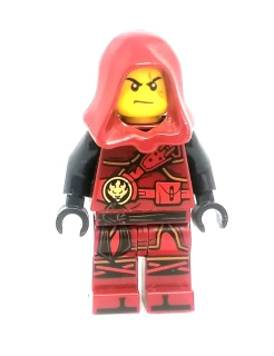 LH4882 LEGO HRANÁ MINIFIGURKA NINJA RUDÝ