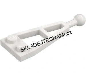 LH2892 LEGO HRANÝ TROJÚHELNÍK S KULOVÝ KLOUBEM - OJ (2508) BÍLÁ
