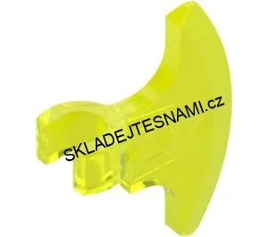 F333 LEGO HRANÁ ČEPEL VIKING TRANSPARENTNÍ ŽLUTÁ