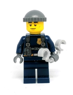 LH4914 LEGO HRANÁ MINIFIGURKA POLICISTA MODRÝ