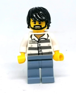 LH4924 LEGO HRANÁ MINIFIGURKA VEZEŇ DLOUHÉ VLASY
