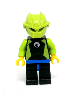 LH4932 LEGO HRANÁ MINIFIGURKA ZELENÁ HELMA