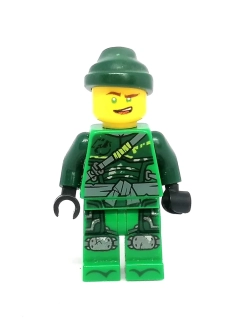 LH4951 LEGO HRANÁ MINIFIGURKA VOJÁK ZELENÝ