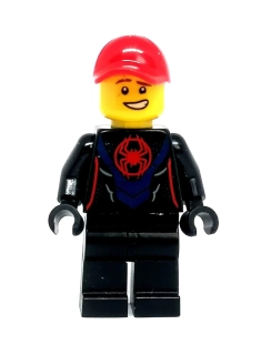 LH4959 LEGO HRANÁ MINIFIGURKA KLUK V OBLEKU SPIDERMANA