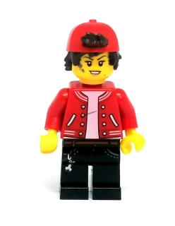 LH4991 LEGO HRANÁ MINIFIGURKA MUŽ KLUK SKEJŤÁK