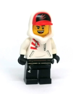 LH4992 LEGO HRANÁ MINIFIGURKA MUŽ KLUK SKEJŤÁK
