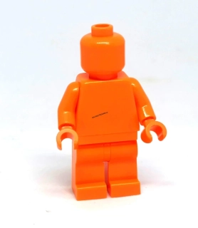 LN2692 LEGO NOVÁ MINIFIGURKA JEDNOBAREVNÁ ORANŽOVÁ