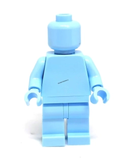 LN2693 LEGO NOVÁ MINIFIGURKA JEDNOBAREVNÁ SVĚTLEMODRÁ