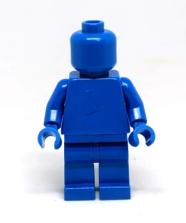 LN2695 LEGO NOVÁ MINIFIGURKA JEDNOBAREVNÁ MODRÁ
