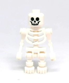 LN2698 LEGO NOVÁ MINIFIGURKA KOSTRA KOSTLIVEC BÍLÝ