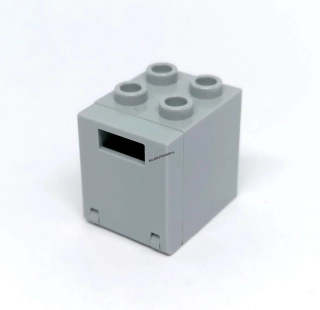 LH2929 LEGO HRANÁ SKŘÍŇKA ŠEDÁ 