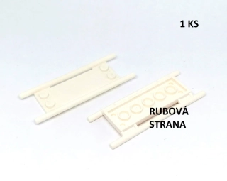 LH2940 LEGO HRANÉ LÉKAŘSKÉ ZÁCHRANÁŘSKÉ LEHÁTKO BÍLÉ BEZ NOŽIČEK