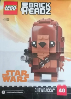 41609 LEGO NÁVOD NA SESTAVENÍ BRICK HEADZ CHEWBACCA