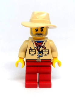 LH5072 LEGO HRANÁ MINIFIGURKA MUŽ V KLOBOUKU SKAUT DOBRODRUH