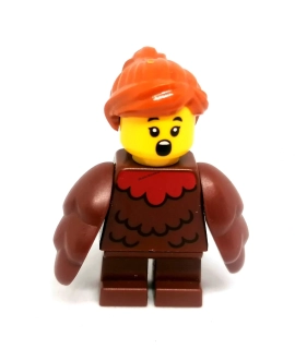 LH5076 LEGO HRANÁ MINIFIGURKA DÍVKA V PŘEVLEKU SLEPICE/KUŘETE