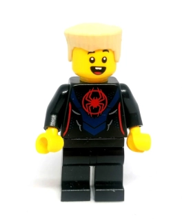 LH5078 LEGO HRANÁ MINIFIGURKA PAVOUČÍ MUŽ KLUK VE SPIDERMANSKÉM TRIČKU