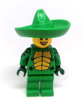 LH5082 LEGO HRANÁ MINIFIGURKA MUŽ ZELENÝ MEXICKÝ DRAK
