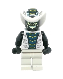 LH5122 LEGO HRANÁ MINIFIGURKA NINJAGO HAD ŠEDÝ
