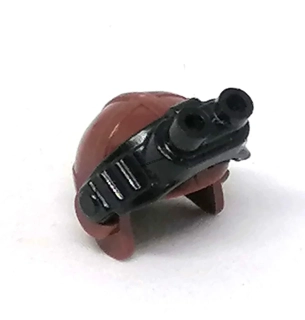 X532 LEGO DÍL HRANÁ HELMA HNĚDÁ BRÝLE NA NOČNÍ VIDĚNÍ