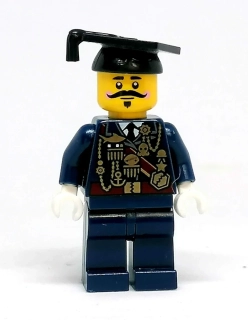 LH5151 LEGO HRANÁ MINIFIGURKA MUŽ GENERÁL S METÁLY