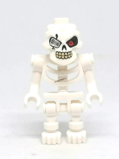 LN2702 LEGO NOVÁ MINIFIGURKA BÍLÝ KOSTLIVEC VELKÁ LEBKA