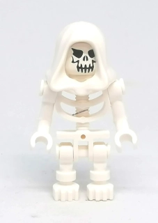 LH5167 LEGO HRANÁ MINIFIGURKA BÍLÝ KOSTLIVEC V KÁPI