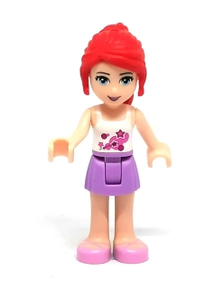 LH5173 LEGO HRANÁ MINIFIGURKA FRIENDS DÍVKA ČERVENÉ VLASY