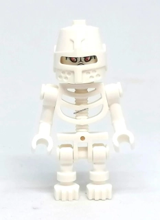 LH5206 LEGO HRANÁ MINIFIG0URKA BÍLÁ KOSTRA RYTÍŘE V HELMICI