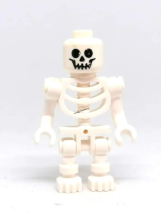 LH5211 LEGO HRANÁ MINIFIGURKA BÍLÝ KOSTLIVEC