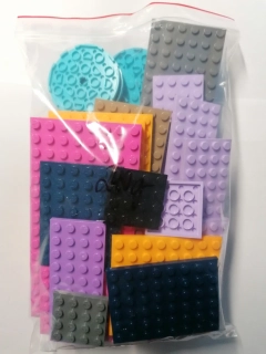 SCL209- HRANÉ LEGO PODLOŽKY - VÁHA 200 GRAMŮ