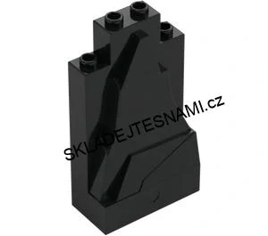 LH3029 LEGO HRANÁ SKÁLA MALÁ ČERNÁ