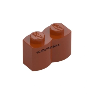 LH3034 LEGO HRANÁ KOSTKA 2X1 NOPEK (30136) REZAVÁ