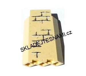 LH3038 LEGO HRANÝ PANEL 3 x 3 x 6 ZEĎ SE SAMOLEPKOU CIHLY HARRY POTTER