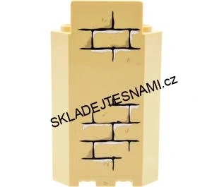LH3040 LEGO HRANÝ PANEL 3 x 3 x 6 ZEĎ SE SAMOLEPKOU CIHLY HARRY POTTER