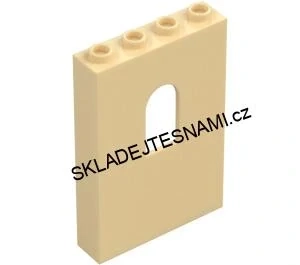 LH3045 LEGO HRANÝ PANEL 1 x 4 x 5 ZEĎ HRAD