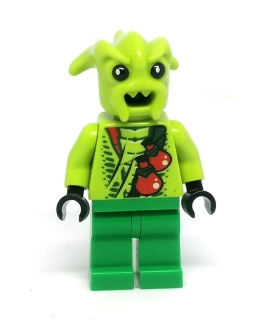 LH5258 LEGO HRANÁ MINIFIGURKA ZELENÁ PŘÍŠERA