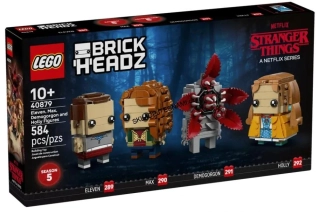 40879 LEGO BRICK HEADZ JEDENÁCTKA, MAX, DEMOGORDON A HOLLY