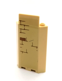 LH3056 LEGO HRANÝ PANEL 3 x 3 x 6 ZEĎ SE SAMOLEPKOU CIHLY HARRY POTTER