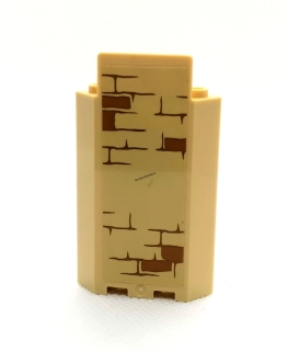 LH3057 LEGO HRANÝ PANEL 3 x 3 x 6 ZEĎ SE SAMOLEPKOU CIHLY HARRY POTTER