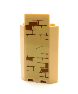 LH3059 LEGO HRANÝ PANEL 3 x 3 x 6 ZEĎ SE SAMOLEPKOU CIHLY HARRY POTTER