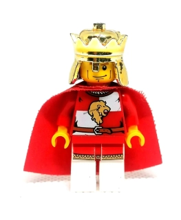 LH5292 LEGO HRANÁ MINIFIGURKA KRÁL SE ZLATOU KORUNOU (DROBNÉ VADY NA KORUNĚ)