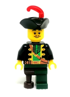 LH5310 LEGO HRANÁ MINIFIGURKA PIRÁT S DŘEVĚNOU NOHOU