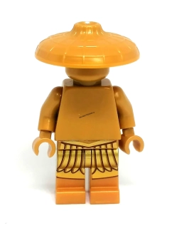 LH5320 LEGO HRANÁ MINIFIGURKA MUŽ ZLATÝ V KLOBOUKU