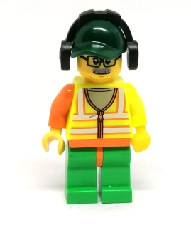 LH5495 LEGO HRANÁ MINIFIGURKA MUŽ OBSLUHA LETIŠTĚ