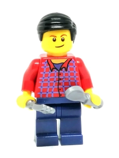 Lh5526 LEGO HRANÁ MINIFIGURKA MUŽ S PŘÍBOREM - JEDLÍK