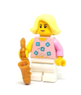LH5530 LEGO HRANÁ MINIFIGURKA DÍVKA SE SAXOFONEM