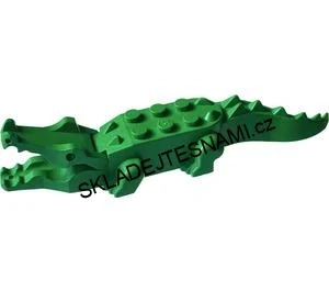 LH1286 LEGO HRANÝ KROKODÝL SVĚTLE ZELENÝ