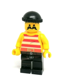 LH5562 LEGO HRANÁ MINIFIGURKA MUŽ PRUHOVANÉ TÍLKO