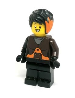 LH5569 LEGO HRANÁ MINIFIGURKA ŽENA ORANŽOVÉ VLASY